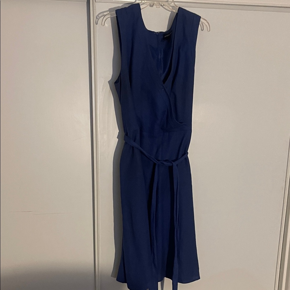 Ashley Stewart Royal Blue Midi Dress